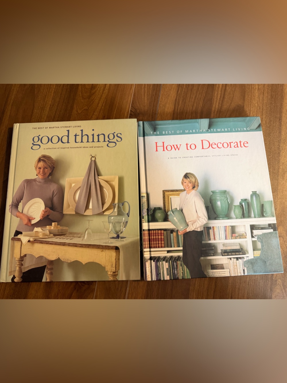 Martha Stewart Good Things & How to Decorate - Cream, Green, Blue Covers